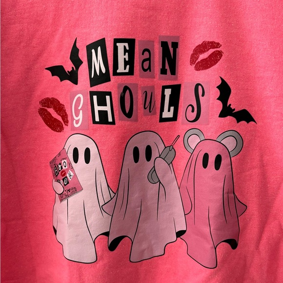 2XL Mean Ghouls Hot Pink Crew Neck - Picture 2 of 4